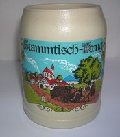 Kerámia söröskorsó – Stammtisch Krug