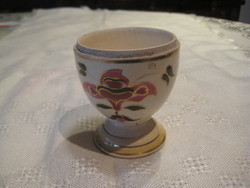 Zsolnay ?? ! Turn of the century, hand-painted. Faience cup 68 x 76 mm