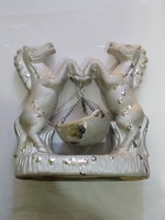 Retro ceramic horse sculpture