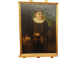19.századi fiatal nemes portréja