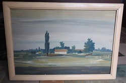 Miklós Szabó - farm - painting