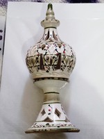 Antique porcelain candle holder.