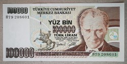 Törökország 100000 Lira 1997 Unc