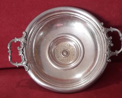 Antique silver-plated fruit bowl, centerpiece