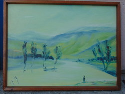 Albert Gábri landscape painting