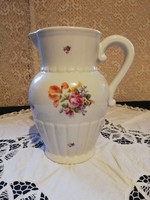 Old porcelain Hungarian Kispest flower pot 2 l for sale!