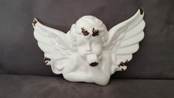 Large porcelain angel in shabby chic style