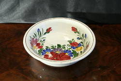 Városlőd ceramic bowl 25x7cm Városlőd flower pattern plate