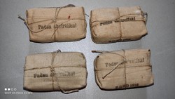 Antik  - 1918 - világháborús kötszer sebkötöző darabra