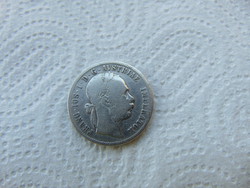 Ferenc József ezüst 1 florin 1877  01