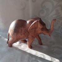 Oriental wooden elephant, feng shui symbol