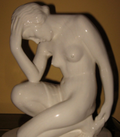 Large-scale gabay lászló / 1897 - 1952 /: art deco female nude sculpture