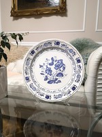 Hagymamintás olasz  kék - fehér porcelán tál, kínáló, 29 cn