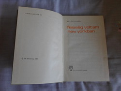 Gál Zsuzsanna: Feleség voltam New Yorkban (számozott példány; Táncsics, 1966; Útikalandok 60.)