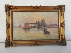 Jenő Kárpáthy: Venice painting