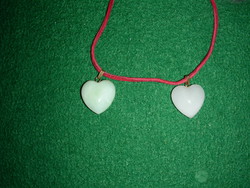 2 darab ásvány szív