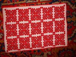 Old cross-stitch pillow cover 48 cm x 34 cm