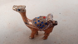 Gilded miniature camel figurine