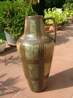 Huge fate. Ceramic Viennese floor vase