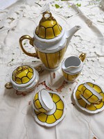 FKoestner, szász keramikus )/ArtDeco kávéskészlet