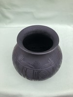 Mohácsi feketekerámia váza