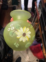 Üveg váza, 20 cm magas, hibátlan állapotban.ritkaság