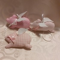 Winged piglets, Christmas tree decorations
