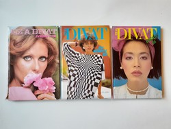 Retro magazin 3 db Ez a divat évkönyv 1978 1985 1986