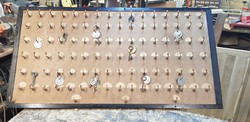 Retro large keychain board / 108 × 55 cm /