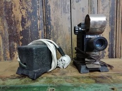 Lemezárugyári diavetítő az ötvenes évekből, filmvetítő trafóval, most LEÁRAZVA!!!
