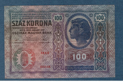 100 Korona 1912  Deutschösterreich bélyegzés