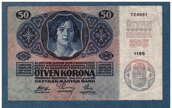 50 Korona 1914   Deutschösterreich bélyegzés
