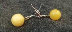 Amber handmade earrings - ludvig battery