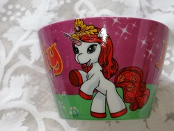 Filly pony porcelain bowl