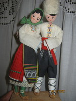 Vintage bulgarian baby couple