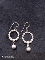 Marked silver antique earrings - unique!