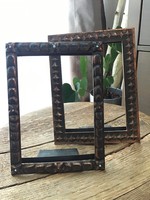 Old applied copper picture frames