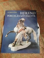 Herend porcelain art with book markings