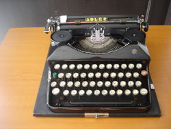 Antique typewriter. Adler triumph type. Free postage.