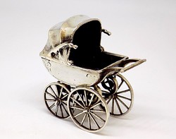 Silver stroller miniature (zal-ag94511)
