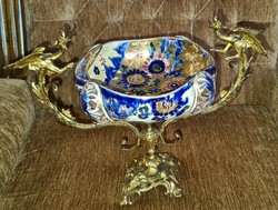 Fischer Budapest fruit plate is gilded