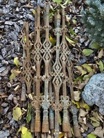 Antique cast iron railing sticks 17pcs