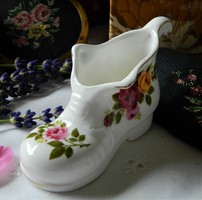 Cottage Rose angol porcelán cipő, gyűjtői