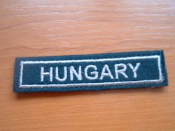 HÍMZETT HUNGARY TÉPŐZÁRAS # + ZS
