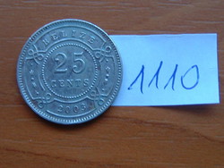 Belize 25 cents 2003 # 1110