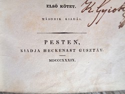 Budapesti Árvízkönyv, 1839, Heckenast Gusztáv kiadása I. kötet