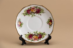 Queen's angol porcelán kis tányér, Rosina China, 1 darab