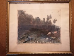 Jenő Elekfy Color Etching