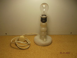 Old alabaster table lamp --8 ---