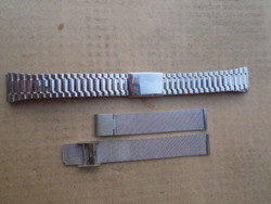 2pcs Swiss Watch Strap Shark Pattern New Unused 16mm Flexible 18mm Wristband Good